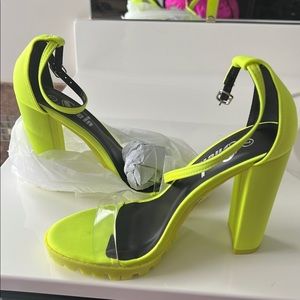 Neon shein heels